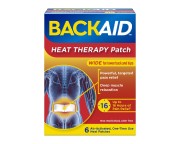 BACK AID PARCHES HEAT THERAPY PATCH DOLOR LUMBAR,ESPALDA,CADERA